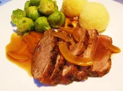 Entenbrust mit kandierten Orangen - Rezept