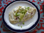 Sauerrahmfladen mit Speck und Käse - Rezept