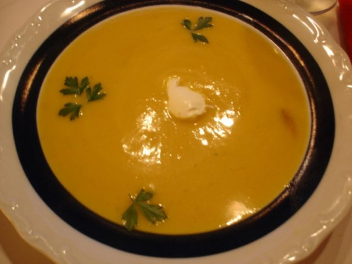 Bilder für Sahnige Kürbissuppe - Rezept