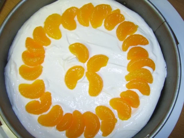 Käse-Sahne Torte - Rezept