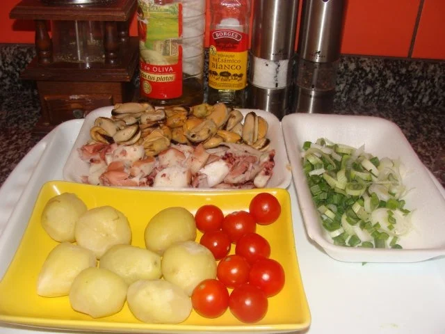 Meeresfrüchte : Allerfeinster Sylvester Salat mit 5 Köstlichkeiten aus den Weltmeeren ! - Rezept - Bild Nr. 3