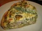 Rezept: Pikante Brokkoli-Lachs-Quiche als Vor- oder Hauptspeise Pikante Brokkoli-Lachs-Quiche als Vor- oder Hauptspeise - Rezept