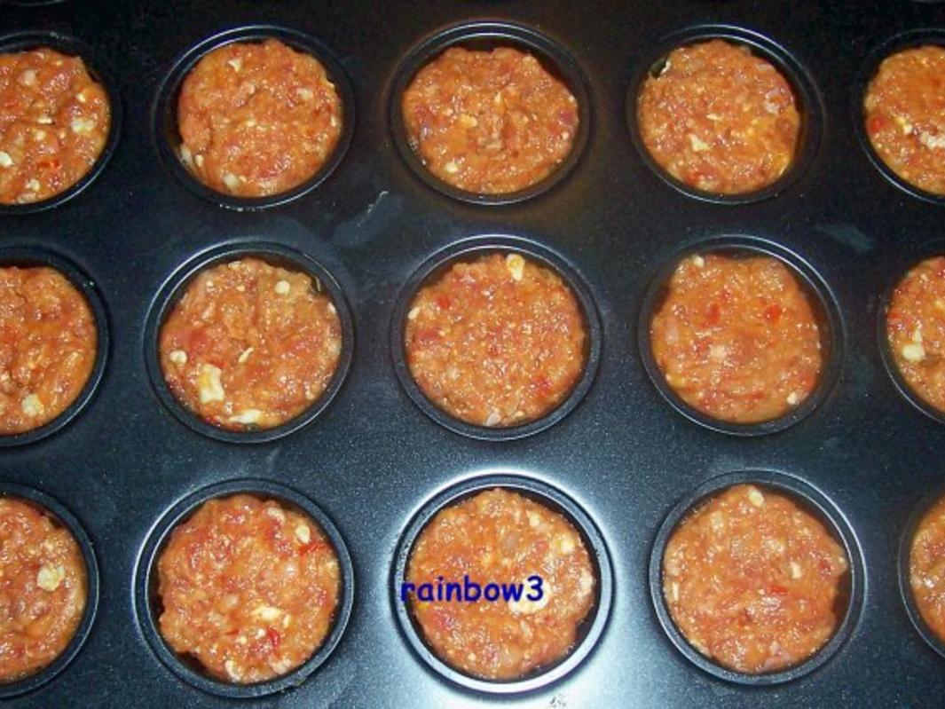 Zwischensnack: Hackfleisch-Feta-Muffins - Rezept - kochbar.de