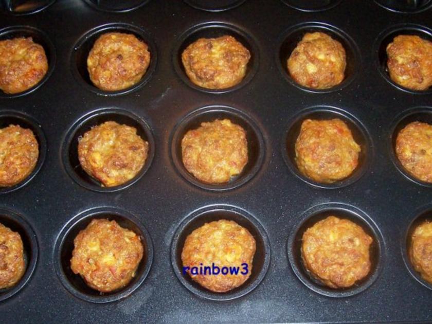 Zwischensnack: Hackfleisch-Feta-Muffins - Rezept - kochbar.de