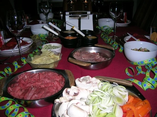 Fondue - Chrysanthemen-Feuertopf - Rezept - Bild Nr. 2