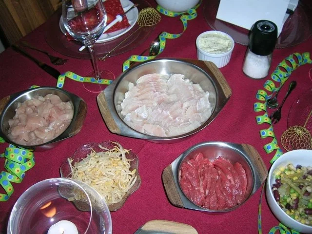 Fondue - Chrysanthemen-Feuertopf - Rezept - Bild Nr. 4