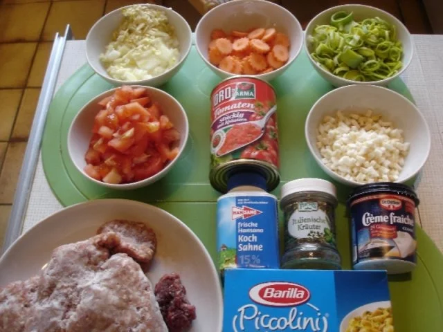 Nudeln in Gemüsesauce à la Papa - Rezept - Bild Nr. 3