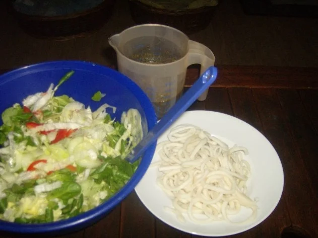 Gemischter Salat mit Tintenfisch - Rezept - Bild Nr. 6