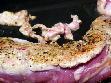 Cassis-Schweinchen (NT) mit Tagliatelle - Rezept - Bild Nr. 5