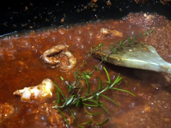 Cassis-Schweinchen (NT) mit Tagliatelle - Rezept - Bild Nr. 7