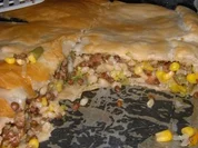 Blätterteigstrudel mit Topfenkäse+Knoblauch - Rezept