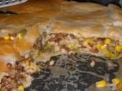 Blätterteigstrudel mit Topfenkäse+Knoblauch - Rezept