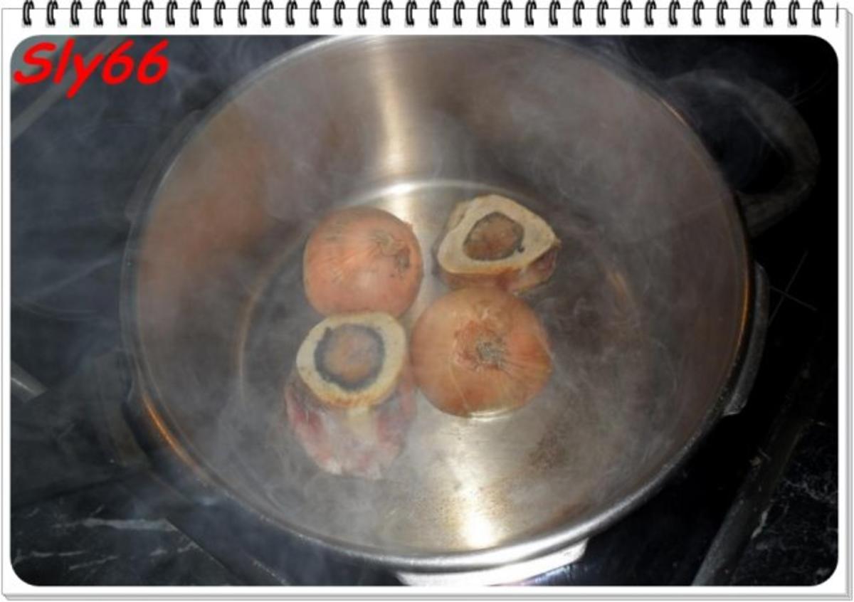 Suppen:Rindfleischsuppe aus Wadschinken - Rezept - Bild Nr. 6