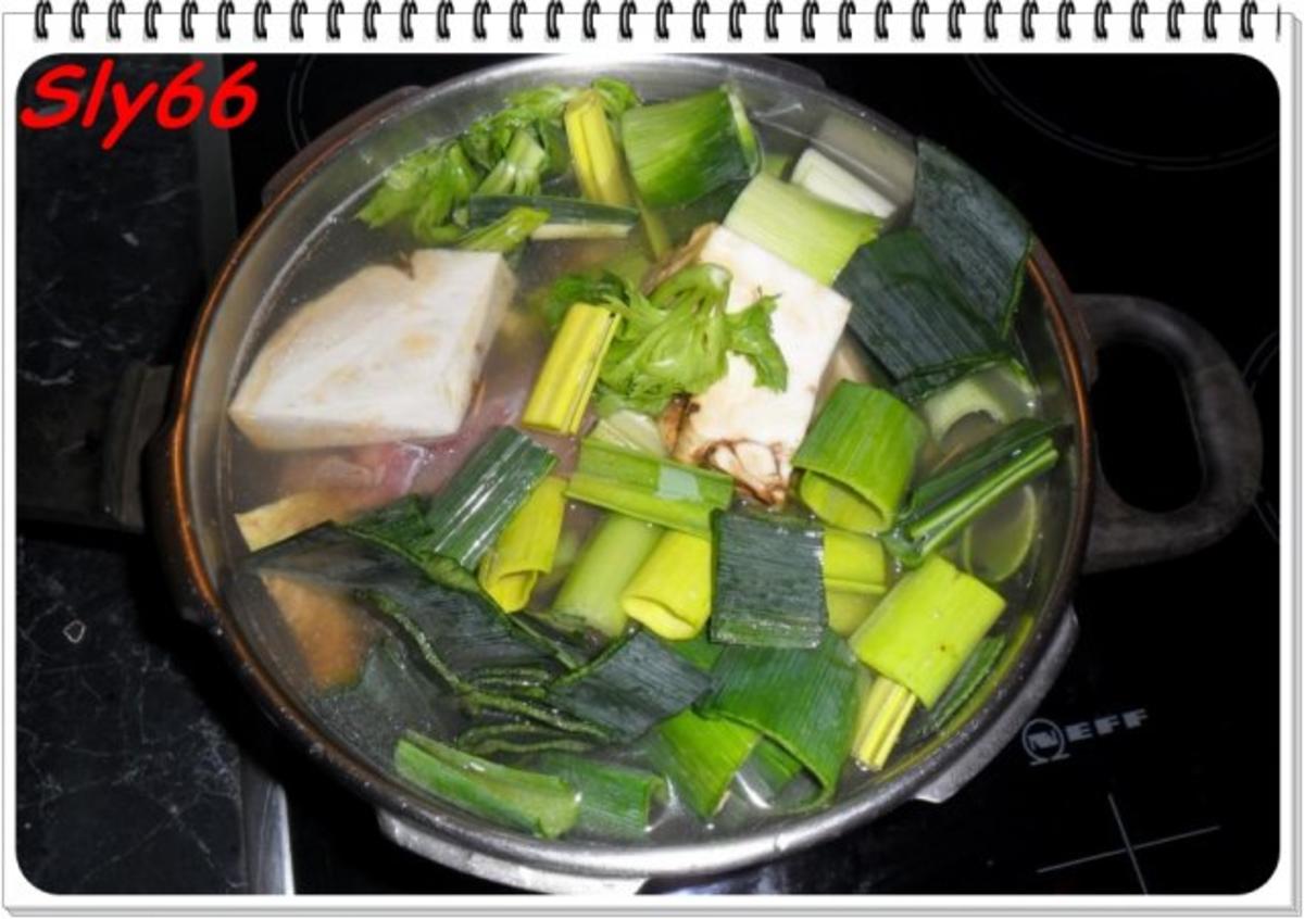 Suppen:Rindfleischsuppe aus Wadschinken - Rezept - Bild Nr. 8