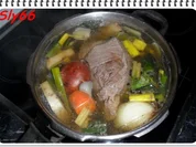 Suppen:Rindfleischsuppe aus Wadschinken - Rezept