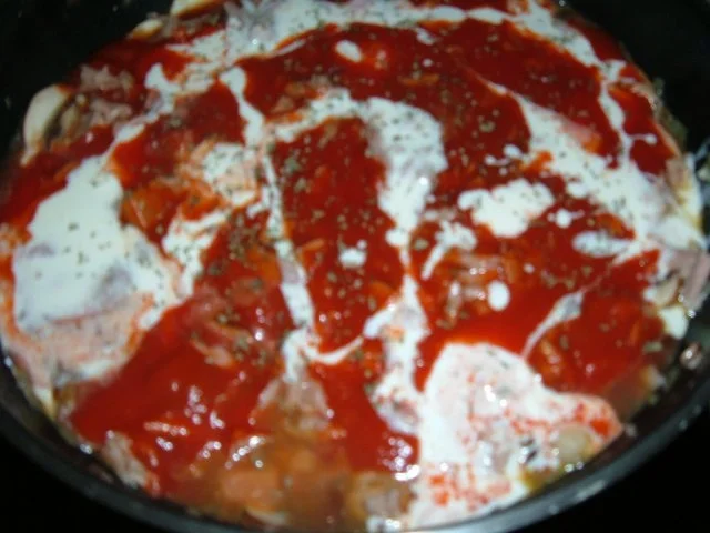 Rezept: Pfannengericht : Nudelpfanne - Thunfisch - Champignons Bild Nr. 5 Pfannengericht : Nudelpfanne - Thunfisch - Champignons - Rezept - Bild Nr. 5