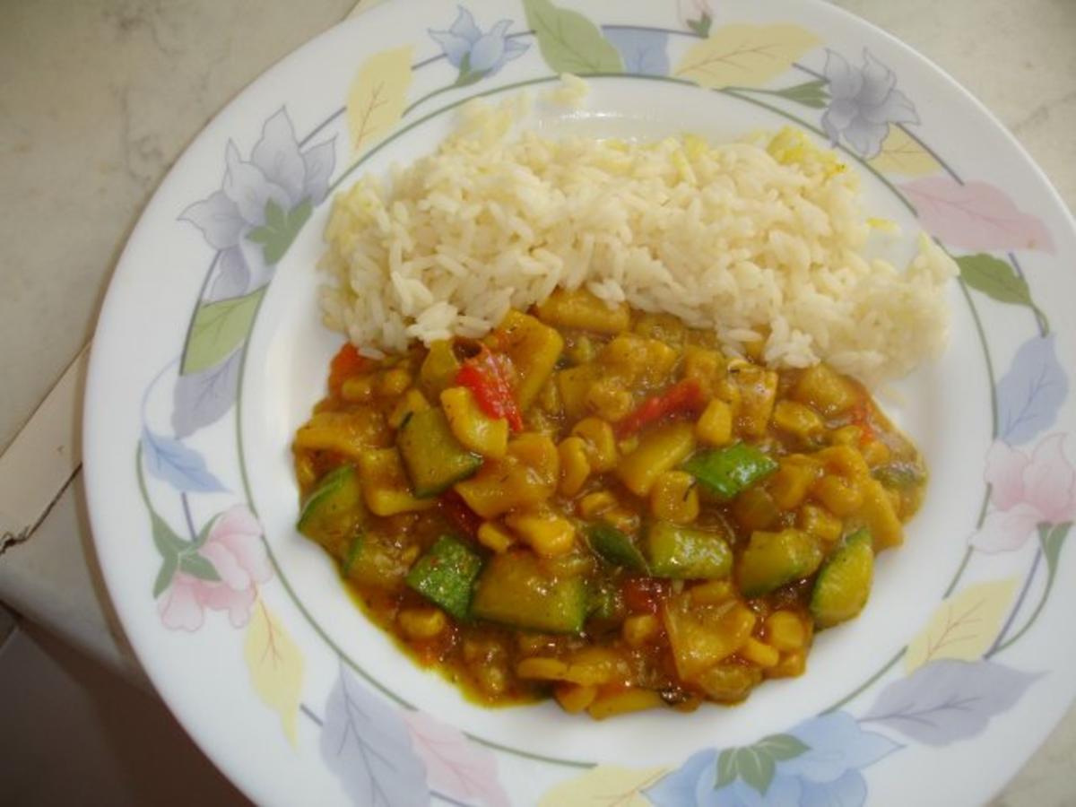 Calamar mit Gemüse & Reis - Rezept - Bild Nr. 2