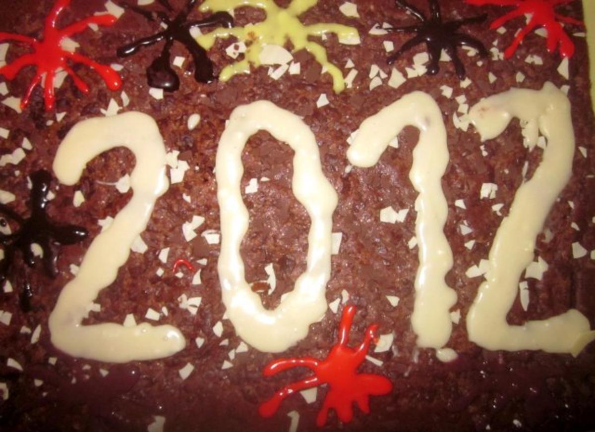 Neujahrskuchen-Schokoladenkuchen - Rezept