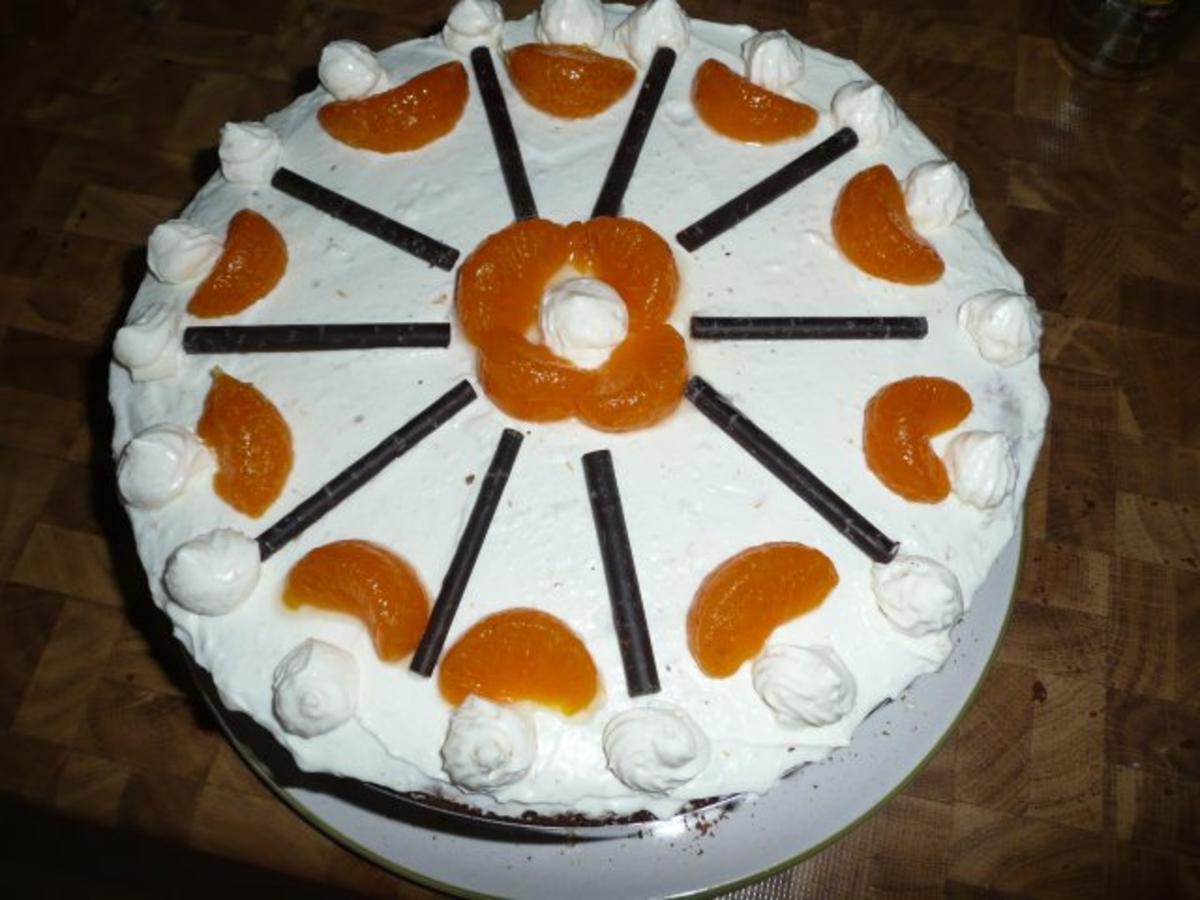 Orangen -Torte zu Vaters Geburtstag. - Rezept