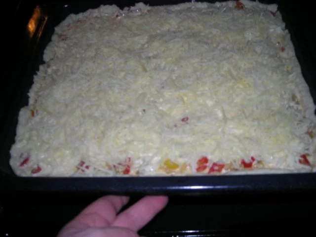 Gemüsekuchen arabischer Art ....mit gebratenem Hähnchen. - Rezept - Bild Nr. 8