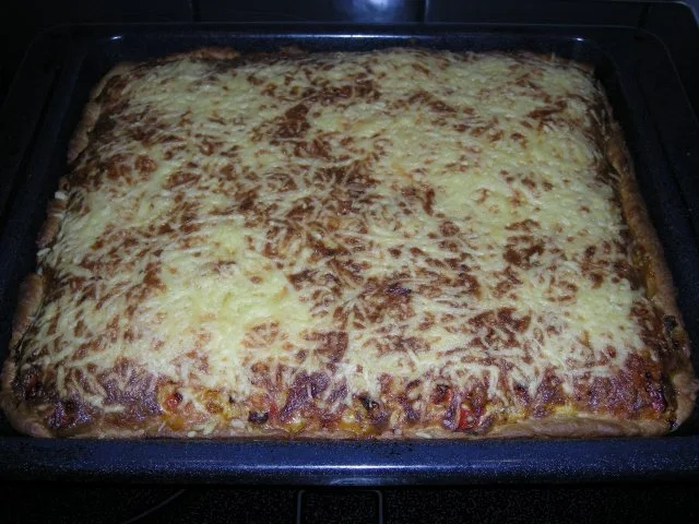 Gemüsekuchen arabischer Art ....mit gebratenem Hähnchen. - Rezept - Bild Nr. 9