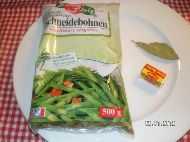 Rezept: Schnibbelbohnensuppe Bild Nr. 2 Schnibbelbohnensuppe - Rezept - Bild Nr. 2