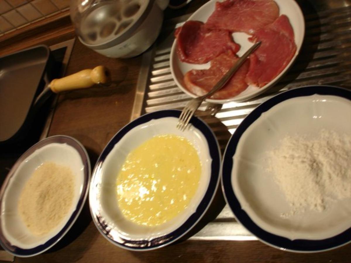 Schnitzel mit Spargel und Kartoffeln - Rezept - Bild Nr. 6