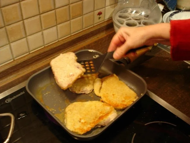 Schnitzel mit Spargel und Kartoffeln - Rezept - Bild Nr. 9