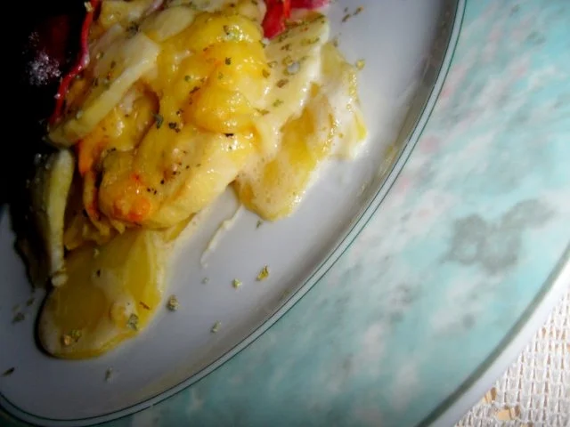 Apfel-Kartoffel-Gratin mit Salami - Rezept - Bild Nr. 2