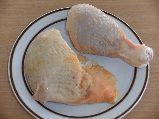 Fleisch: Hähnchenkeule mit Pfifferlingen - Rezept - Bild Nr. 3