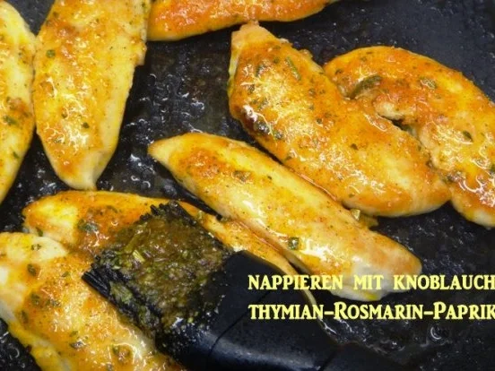 Rezept: Hühnerbrust-Filets auf Champignon-Limone-Cognac-Sahne und Spinat Bild Nr. 11 Hühnerbrust-Filets auf Champignon-Limone-Cognac-Sahne und Spinat - Rezept - Bild Nr. 11