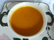 Mein Neujahrsessn - Vorspeise : Kürbissuppe mit Dattel im Speckmantel - Rezept