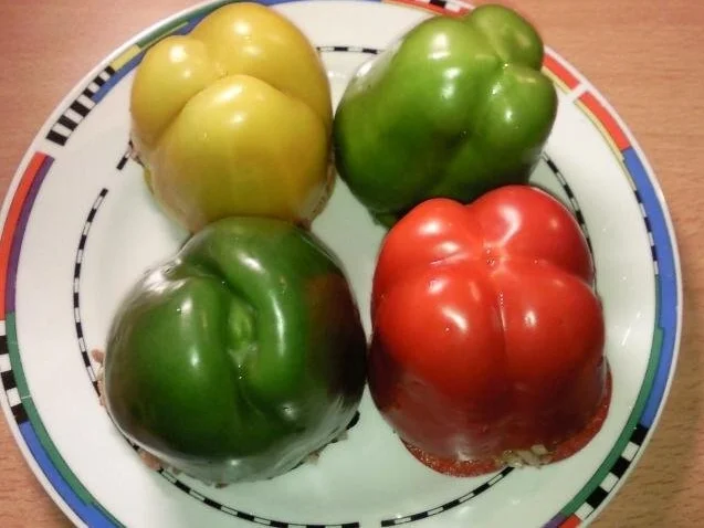 Paprikaschoten gefüllt mit Mett und Pilzen - Rezept - Bild Nr. 10