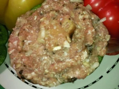 Paprikaschoten gefüllt mit Mett und Pilzen - Rezept - Bild Nr. 11