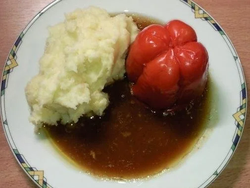 Paprikaschoten gefüllt mit Mett und Pilzen - Rezept - Bild Nr. 20