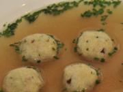 Gries-Speck-Knödel-Suppe - Rezept