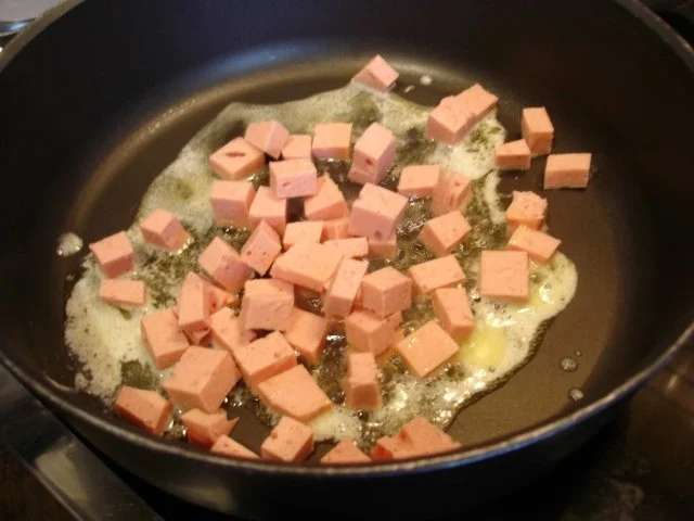 Rezept: Leberkäse mit Nudeln Bild Nr. 8 Leberkäse mit Nudeln - Rezept - Bild Nr. 8