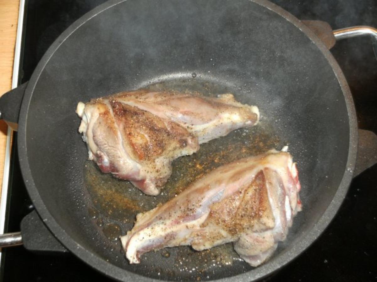 Fleisch: Lammhaxe, geschmort in Portwein - Rezept - Bild Nr. 2