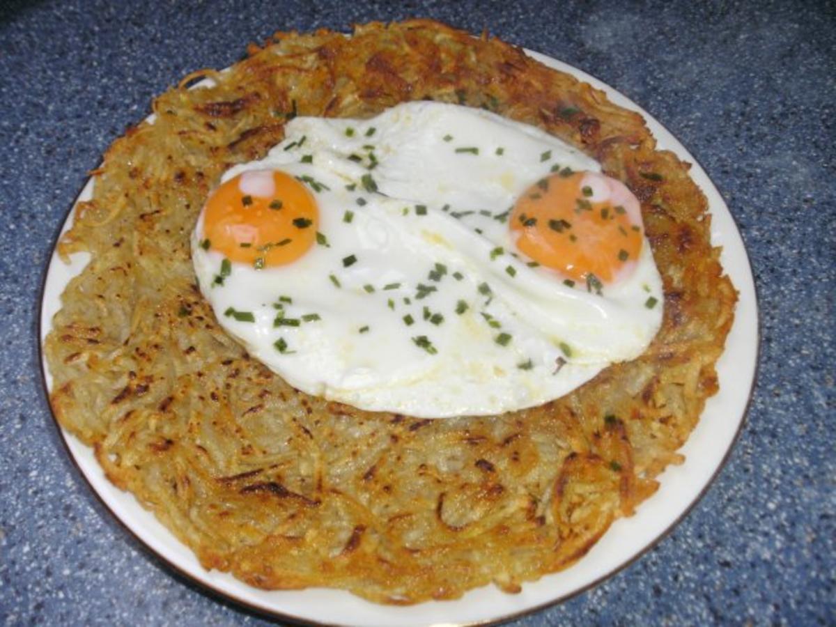 Rösti mit Ei - Rezept