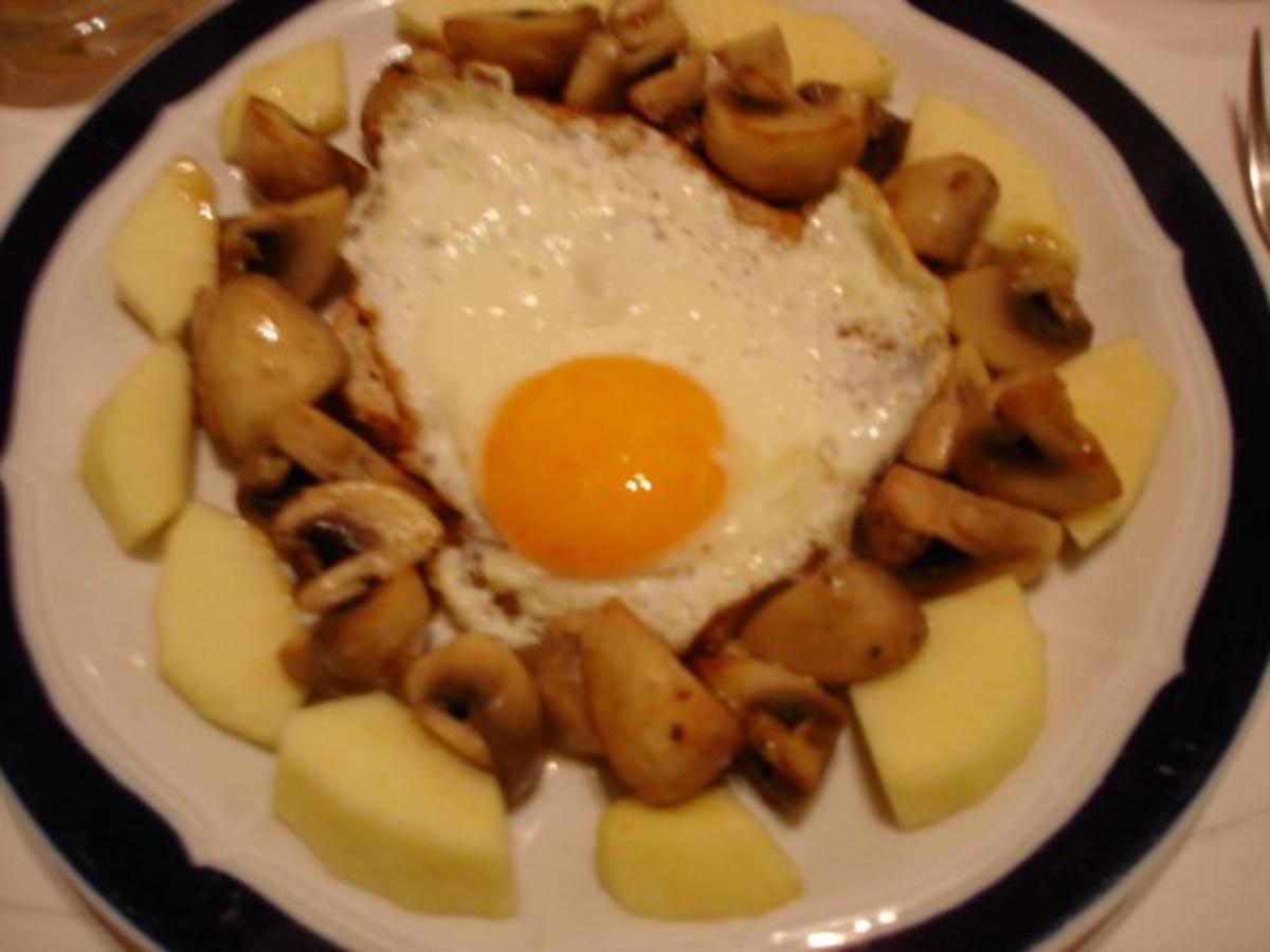 Champignon-Spiegelei-Toast - Rezept - Bild Nr. 4