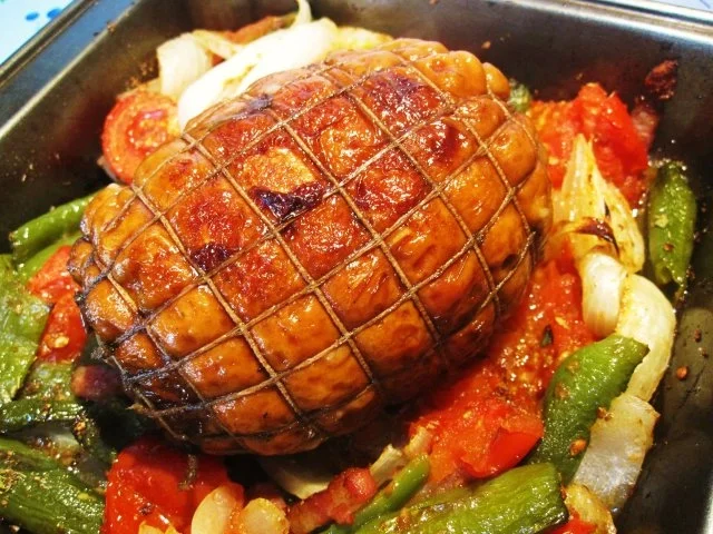 Rezept: Roti de Pollo ... im Gemüsebett Bild Nr. 6 Roti de Pollo ... im Gemüsebett - Rezept - Bild Nr. 6