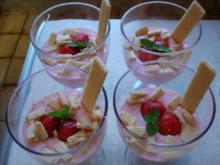 Erdbeer-Quark-Dessert - Rezept