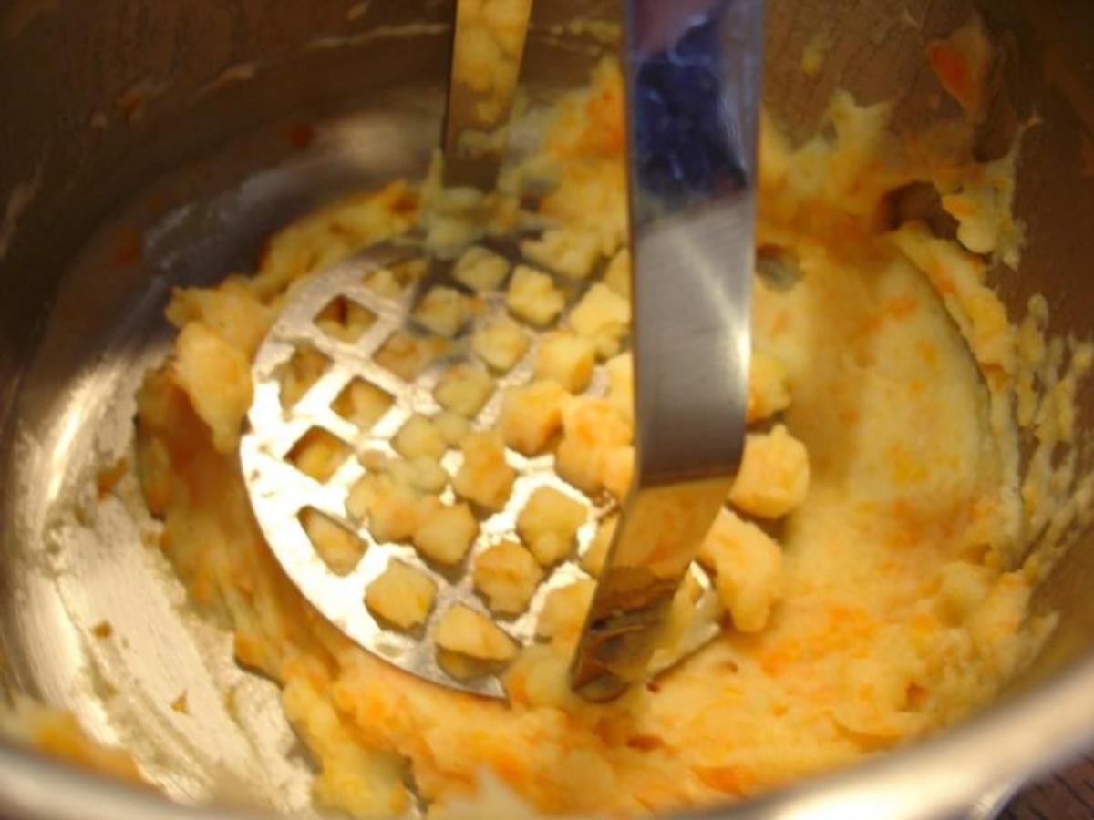 Frische Rost-Bratwurst mit Sauerkraut und Kartoffelpürees - Rezept - Bild Nr. 5
