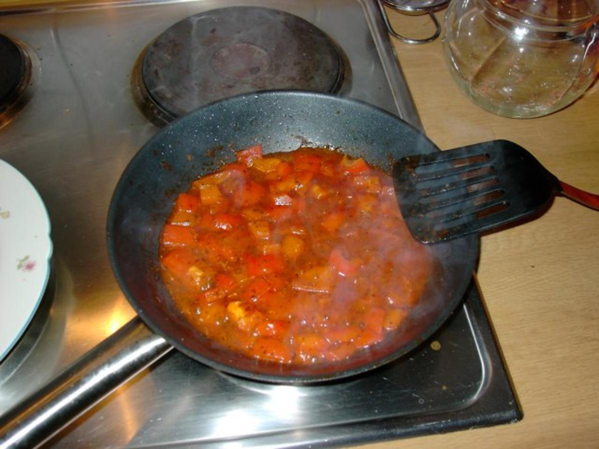 Gebratene Paprika mit Mozzarella - Rezept - Bild Nr. 2