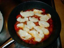 Gebratene Paprika mit Mozzarella - Rezept