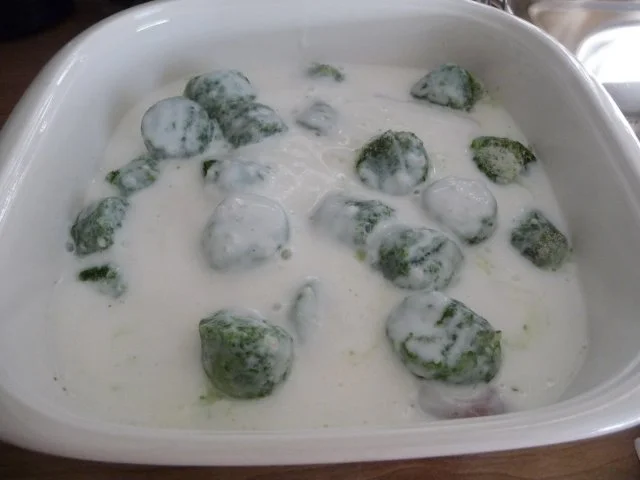 Kalbsfleisch : Kalbsschnitzel - Maultaschen - Spinat - Auflauf - Rezept - Bild Nr. 6