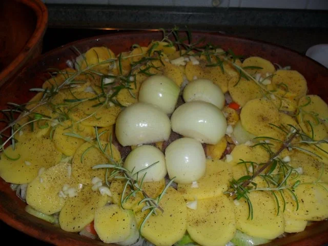 schweinekamm mit ananas,gemüse-schön scharf -im römertopf - Rezept - Bild Nr. 6