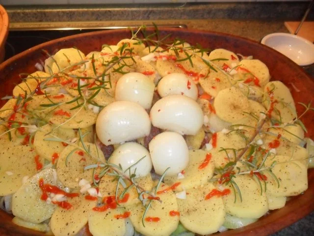 schweinekamm mit ananas,gemüse-schön scharf -im römertopf - Rezept - Bild Nr. 7