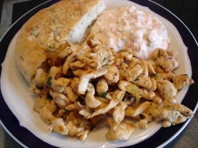 Hähnchengyros - Rezept