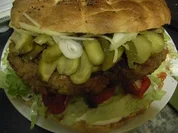 Riesen-Burger  auch Party- Buffet - Rezept